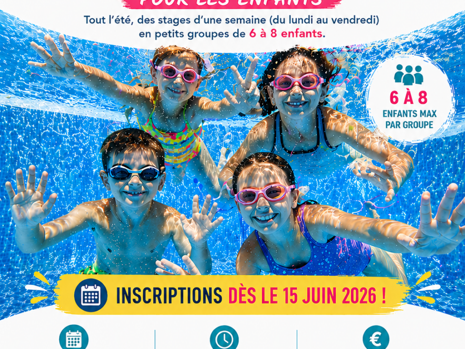 Stage natation été 2026